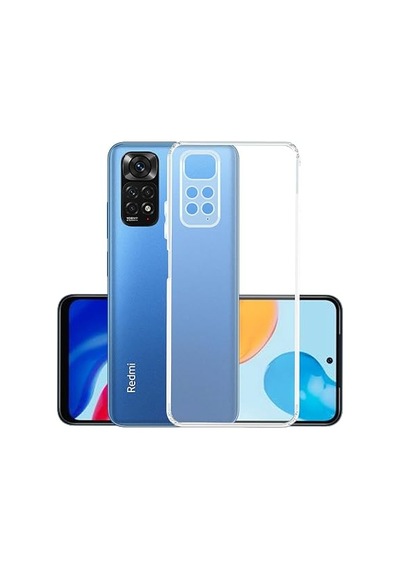 Kvy Xiaomi Redmi Note 11 Pro Kamera Korumalı Süper Silikon Kılıf Şeffaf