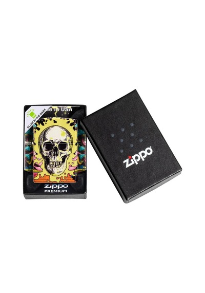 Zippo Çakmak 48640 Skull Design