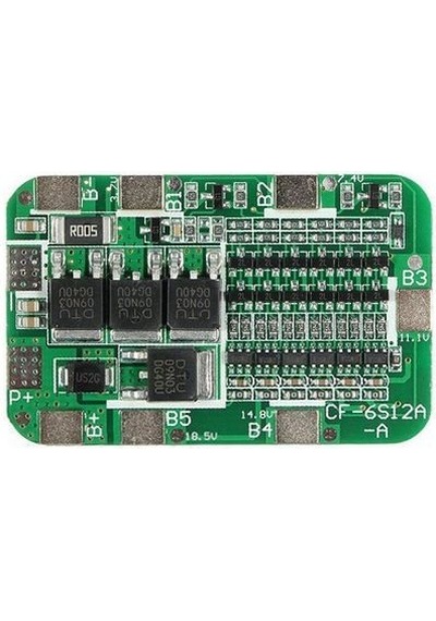 Diyotlab Bms Pcm 6s 15a 24v Li-lon 18650 Pil Koruma