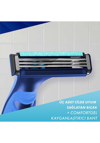 Gillette Sensor 3 Comfort Tıraş Bıçağı + Yedek Başlık 8'li