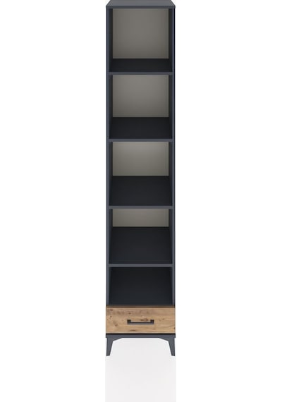 Hyperion Dolap 5 Raflı Tek Çekmeceli 44x44x221 Antrasit-çam Antrasit