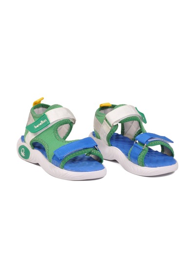United Colors of Benetton Yeşil Cırtlı Hafif Erkek Çocuk Spor Sandalet Bn-1406 P