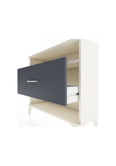 Arges Şifonyer Tek Raflı Tek Çekmeceli 88x30x80 Aytaşı-antrasit Aytaşı