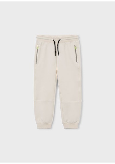 Mayoral Erkek Çocuk Fermuarlı Pantolon - 03583 Krem