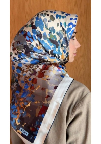 Aker Sura İpek Eşarp -sonbahar/kış -8926701 Saks