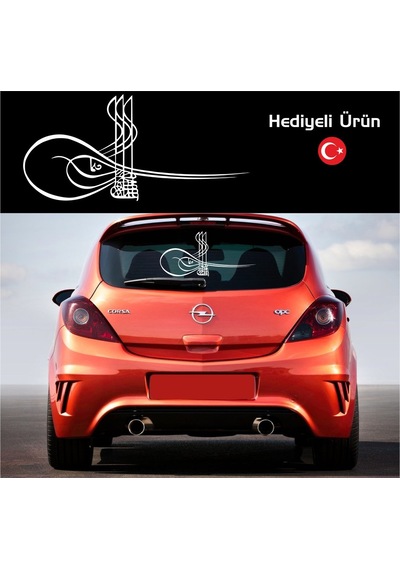 Oto Sticker Osmanlı Yavuz Sultan Selim Tuğrası Stickeri