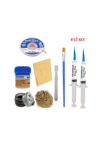 Mechanc Krem Lehim 183 C 42gr Havya Uc Temizleyici Flux Lehim Toplama Cp-3015 Lehim Emme Teli Spatula S1tk02