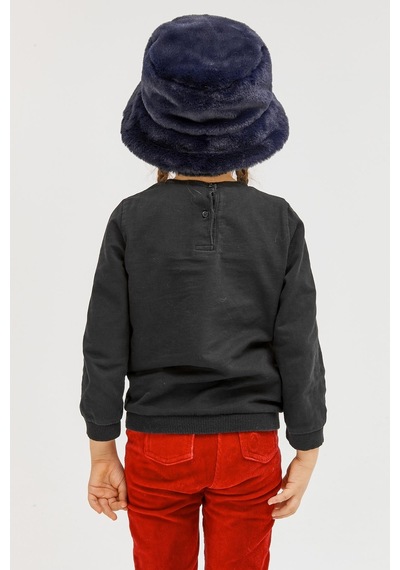Benitto Kids Benittokids Kız Çocuk Peluş Bucket Şapka 7001-lacivert