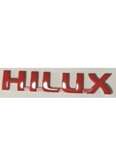Toyota Uyumlu Hılux E.m.32 2000 Mm 2006-2020 Bagaj Yazısı Kırmızı