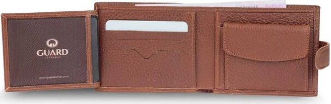 Guard Taba Patlı Bozuk Para Cepli Yatay Klasik Model Hakiki Deri Erkek Cüzdanı - Grd251025wt1643 Diğer