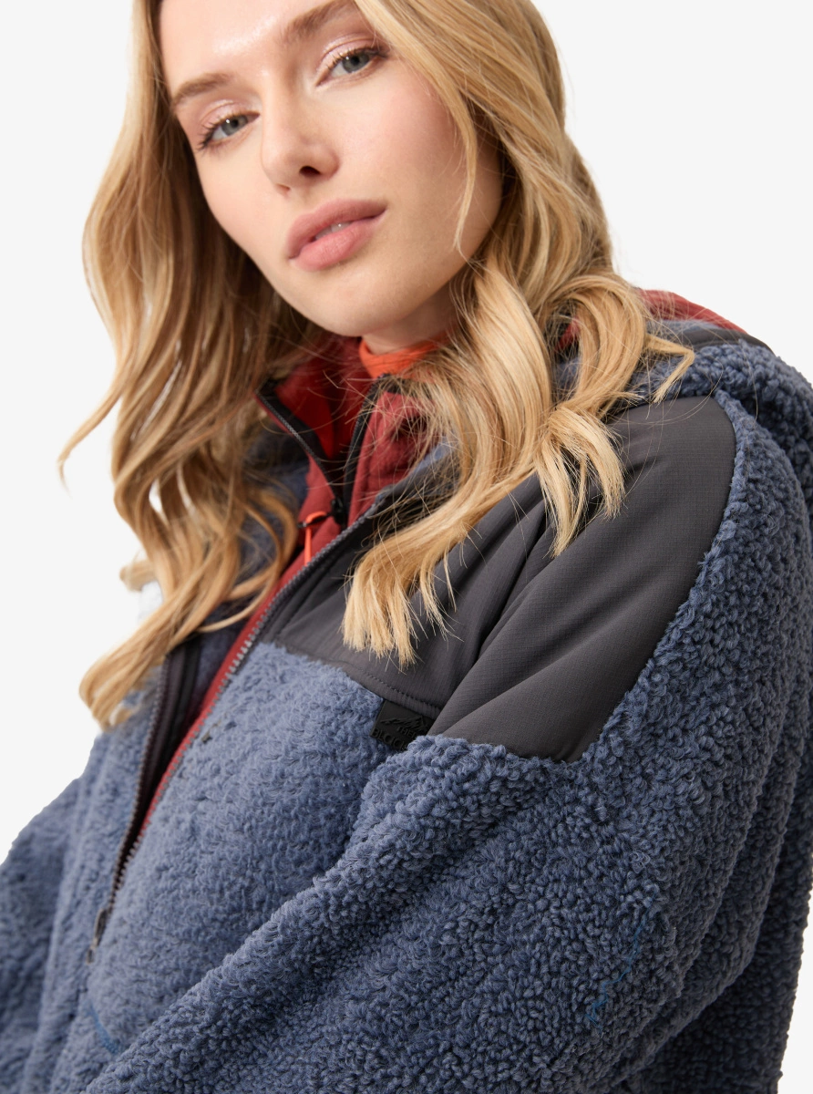 Unisex Termal Polar Ceket 20001 - Mavi Mavi