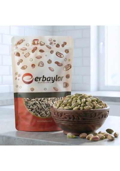 Erbaylar Boz İç Antep Fıstığı Kavrulmuş Tuzsuz - 250 Gr 250 G