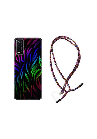 Vivo Y20 Kılıf Rasta Boyun Askılı Color Lines 1698