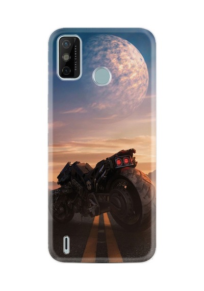 Tecno Spark 6 Go Kılıf Silikon Desen Özel Seri Motor 1621
