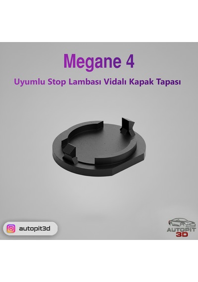 Megane 4 Uyumlu Stop Lambası Vidalı Kapak Tapası 2 Adet