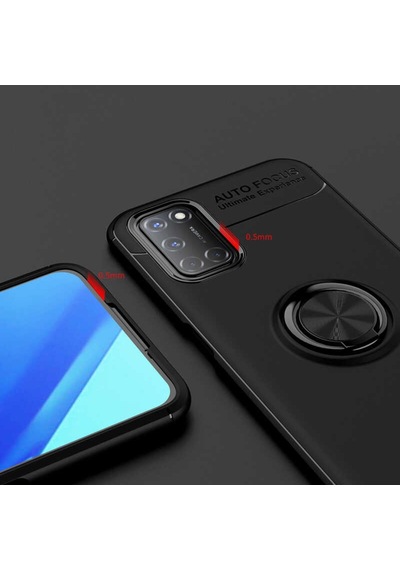 Oppo Reno A72 Kılıf Yüzüklü Magnetli Ravel Case