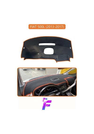 Fıat 500l 2013-2017 Uyumlu Torpido Örtüsü Çatlama Ve Isıya Karşı Tam Koruma Oto Aksesuar E40 Torpido Halısı