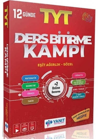 Yanıt Yayınları Tyt Eşit Ağırlık Sözel 12 Günde Ders Bitirme Kampı