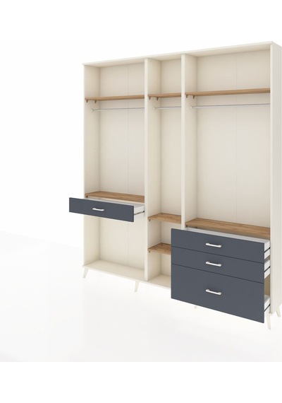 Arges Dolap 7 Raflı 4 Çekmeceli 3 Askılı 220x30x243 Aytaşı-çam/antrasit Atlas Çam/antrasıt Arges Dolap 7 Raflı 4 Çekmeceli 3 Askılı 220x30x243 Aytaşı-çam/antrasit Atlas Çam/antrasıt