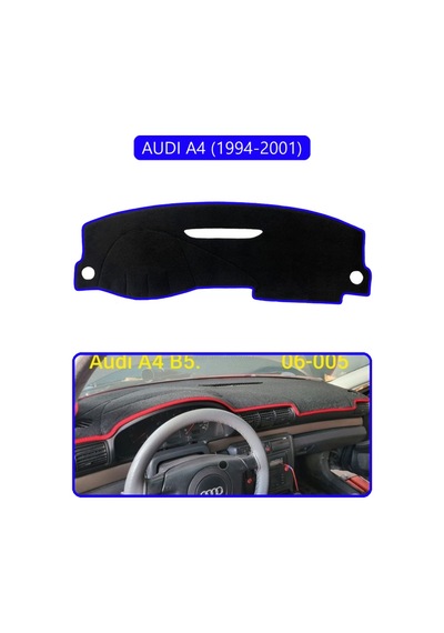 Audı А4 1994-2001 Torpido Koruma Halısı Mavi Kenar