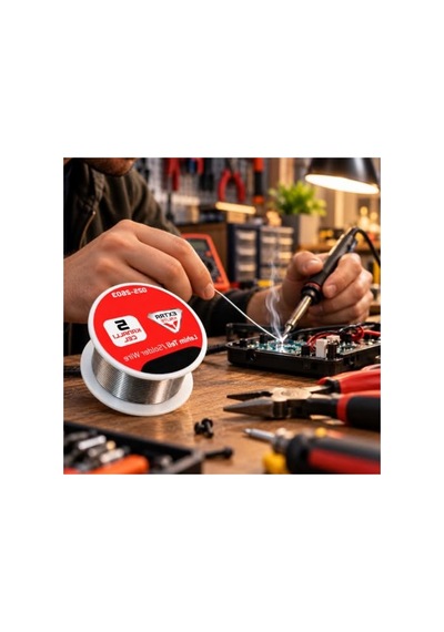 5 Kanallı Lehim Teli, Elektronik Devre Kartı Tamiri İçin, Hobi Ve Atölye Kullanımı, Tekli Ürün