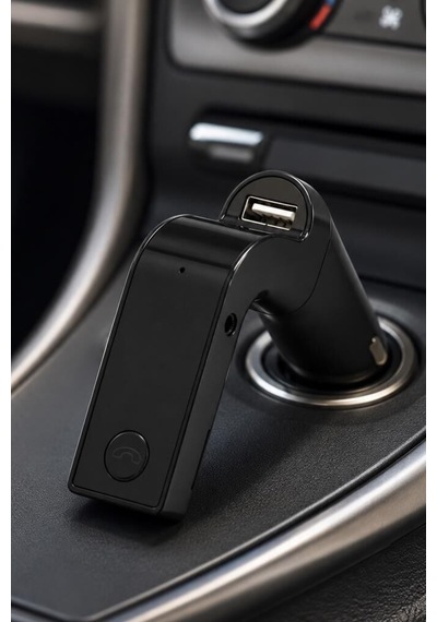Transmitter Usb Girişli Android Ios Uyumlu Bluetooth Carg7 Siyah Pratik Cihaz Kablosuz
