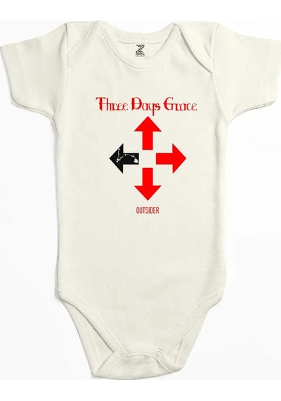 Zepplin Giyim Three Days Grace Outsider Mavi Bebek Body Zıbın