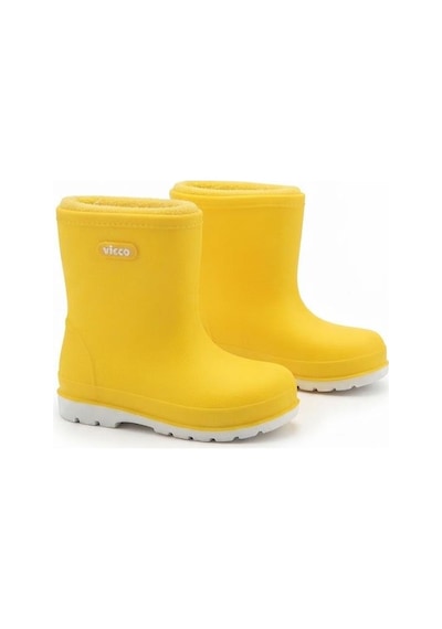 Vicco Sarı Mellow Yumuşak Rahat İçi Polar Çocuk Yağmur Çizmesi 946.b26k.230