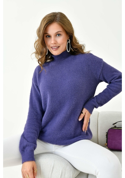 Ftz Women Kadın Basic Kazak Mor 20878 Mor
