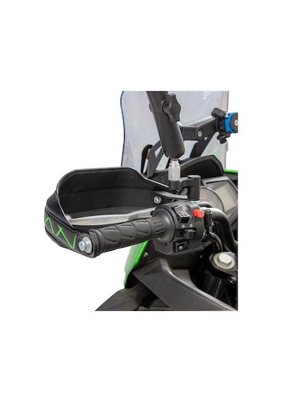 GP Kompozit Kawasaki Versys X300 2017-2020 Uyumlu Plastik Elcik Koruma Siyah