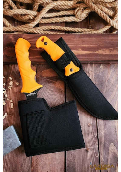 Outdoor Balta Bıçak 2li Set Kamp Baltası Bıçağı Nacak Budama Baltası
