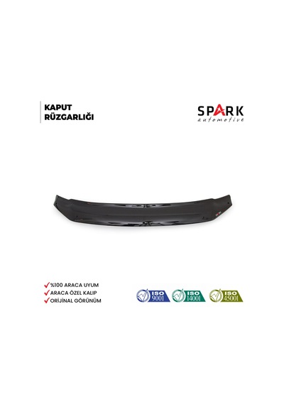 Volkswagen Amarok 2010-2022 Yıl Aralığı Uyumlu Kaput Rüzgarlığı 3mm Siyah