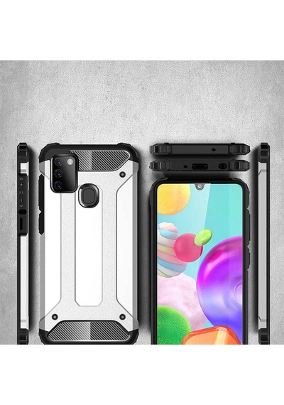 ​​Samsung Galaxy Uyumlu A21S - Kilif Darbe Önleyici Zirh Tank Kapak