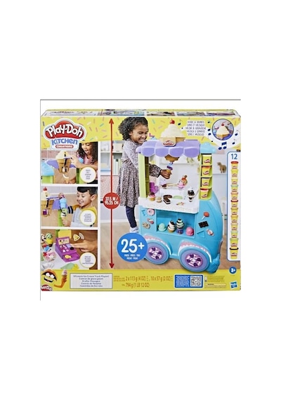 Play Doh Ultimate Dondurma Kamyonu F1039 Lisanslı Ürün