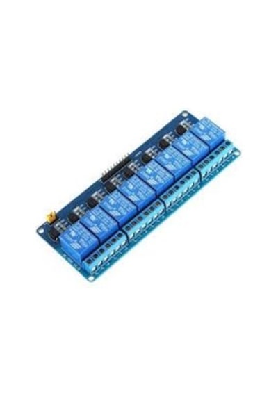 12V 8 Kanallı Işıklı Röle