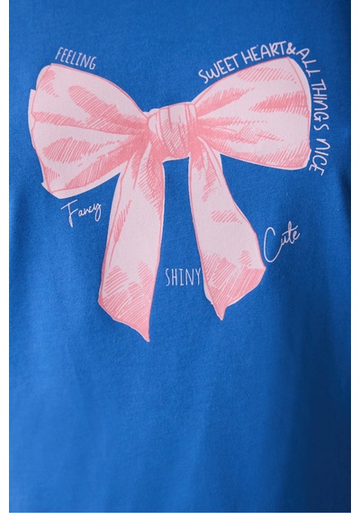 Penti Fancy Bows Pantolon Mavi Pijama Takımı Mavi