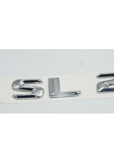 SL 280 Bagaj Krom Metal 3M 3D Yazı Logo