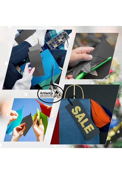 Siyah Fon Kartonu 50x70 cm 120 Gr 10 Adet 50*70 Fon Kartonu Hamurundan Boyama Orjinal Tam Siyah Renk