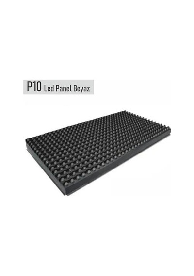 P10 Beyaz Led Panel Kayan Yazı 16x32cm Beyaz