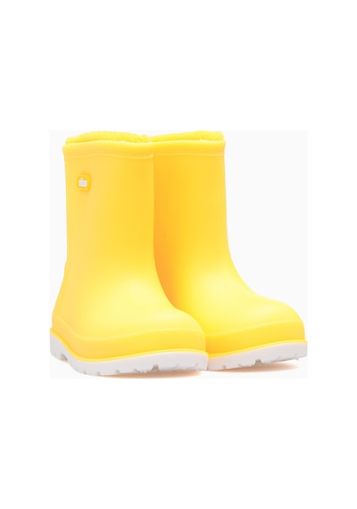 Vicco Mellow Unisex Çocuk Polarlı Su Geçirmez Yağmur Çizmesi 26k 946.230 Bu Sarı