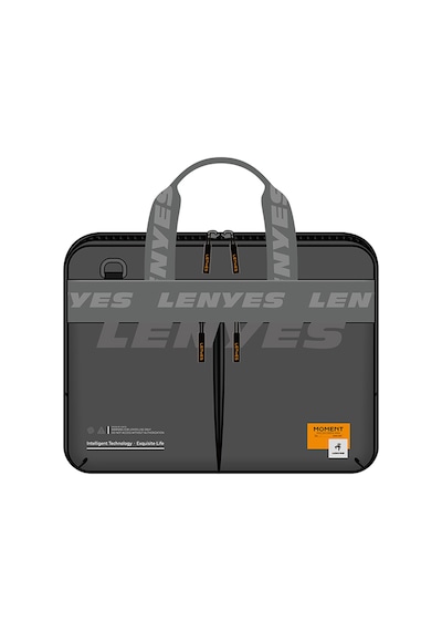 Lenyes Lb591 15-16 İnç Laptop Çantası 500d Kumaş Su Geçirmez Gri