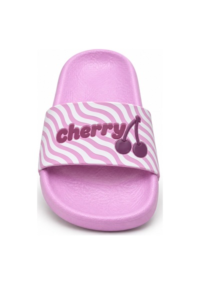 Erma Cherry Pembe Kiraz Desenli Ev Ve Banyo Terliği Standart