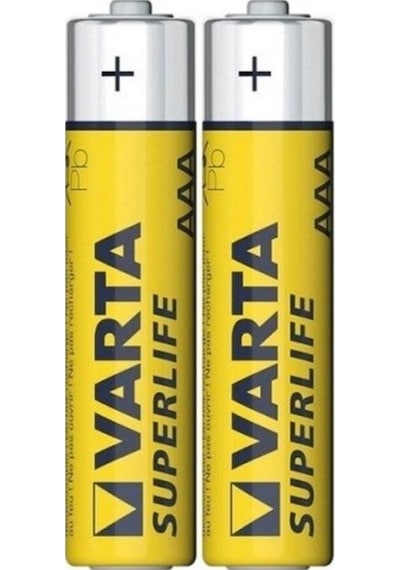 Varta 2003 Superlife AAA İnce Kalem Pil 2'li