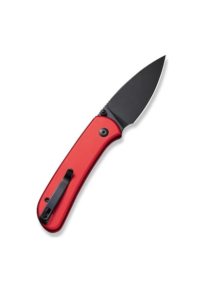 Civivi Qubit Button Lock & Thumb Stud Knife Red Aluminum Handle Kamp Çakı Kırmızı