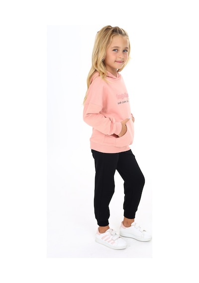 Toontoy Kids Toontoy Kız Çocuk Kapüşonlu Kanguru Cepli Baskılı Eşofman Takım Koyu Pudra Toontoy Kids Toontoy Kız Çocuk Kapüşonlu Kanguru Cepli Baskılı Eşofman Takım Koyu Pudra