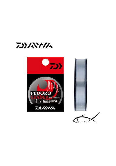 Daiwa Gekkabijin Fc Leader 30m N.clear Fluorocarbon Misina 0.128mm