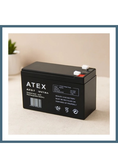 Agc Uygun Sepet 12v 7ah Kuru Akü Kalın Tip Agc