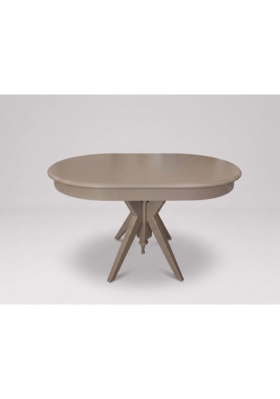 Vintera Açılır Oval Ahşap Mutfak Masası 80x120 Kapuçino