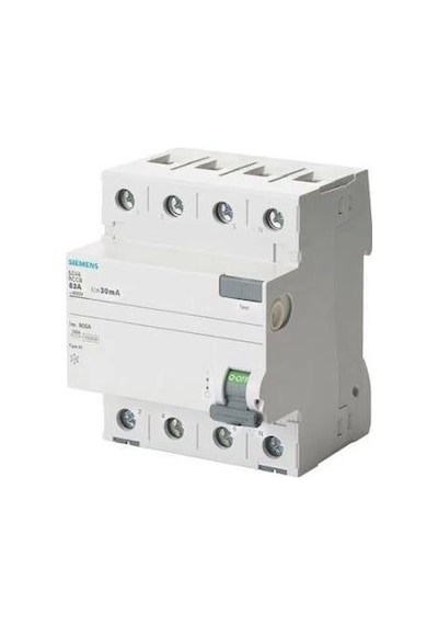Siemens 3x40a 30 Ma Kaçak Akım Rolesi 70mm Yeni Tip