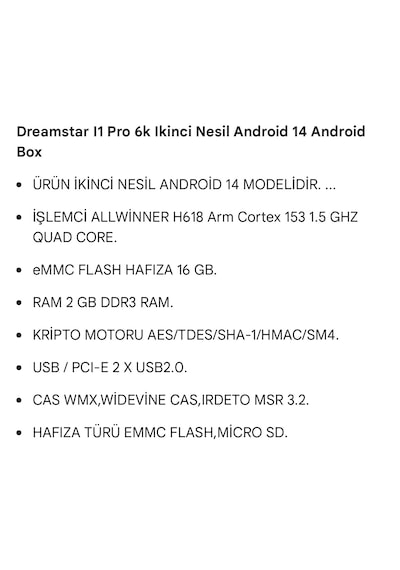 Dreamstar İ1 Pro